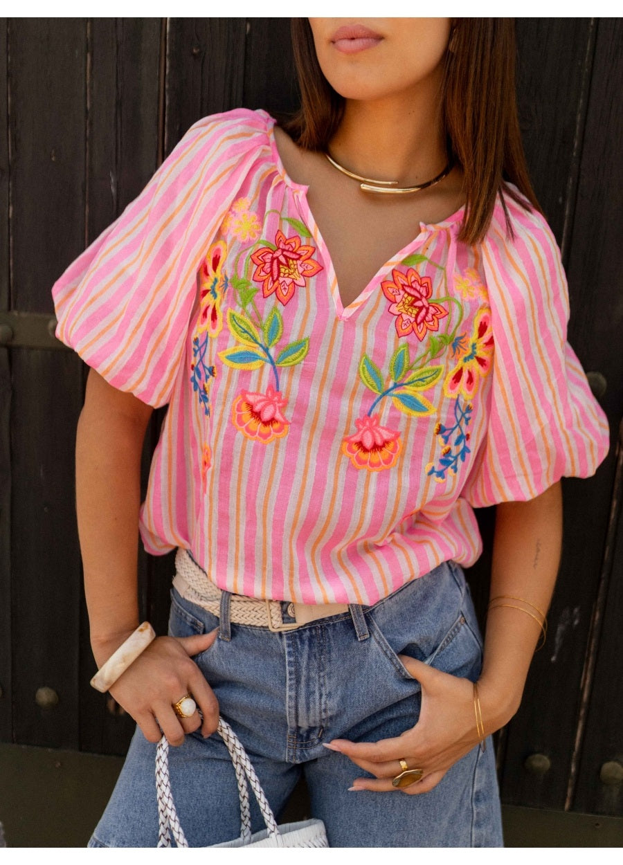 EMBROIDERED BLOUSE ROMY