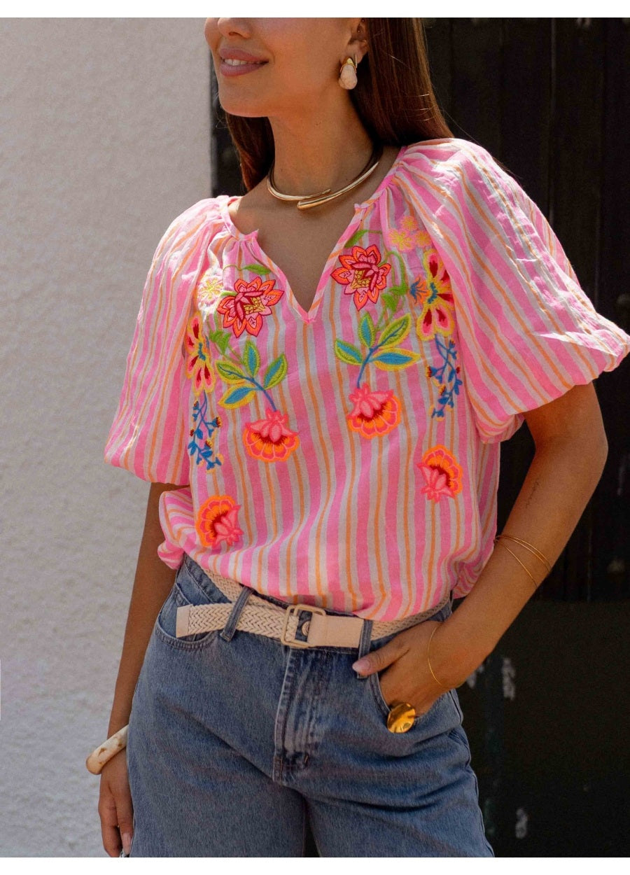 EMBROIDERED BLOUSE ROMY