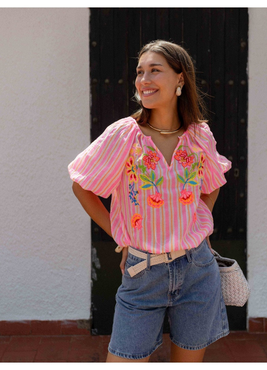 EMBROIDERED BLOUSE ROMY