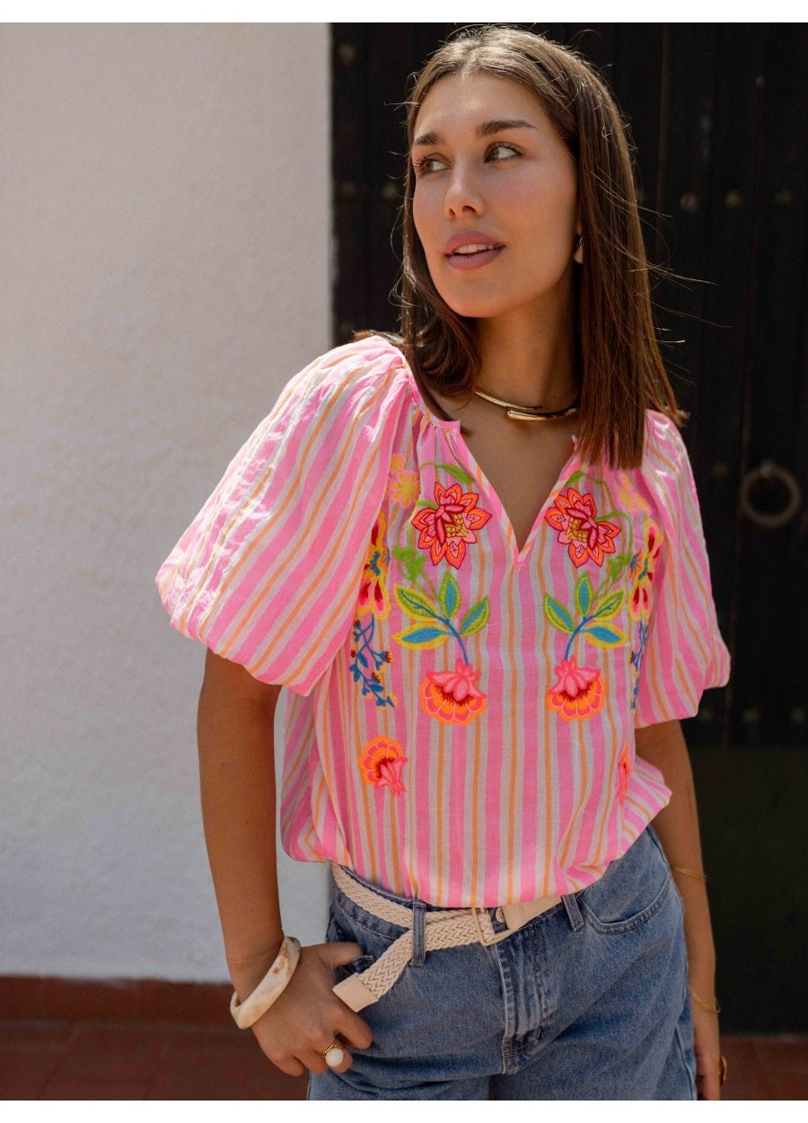 EMBROIDERED BLOUSE ROMY
